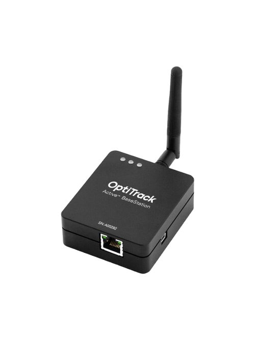 Sincronización precisa de cámaras y etiquetas activas con la OptiTrack Active BaseStation.