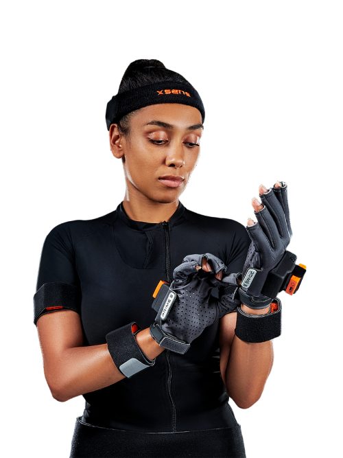 Guantes Manus Prime 3 Mocap para captura de movimiento precisa con Xsens Awinda y datos fiables