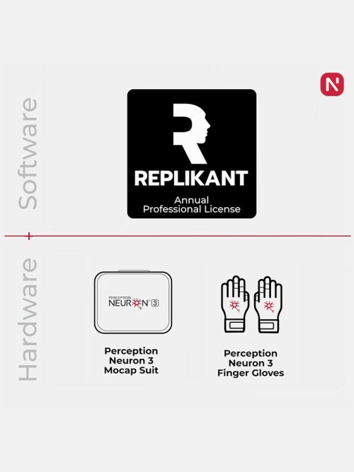Perception Neuron 3 con licencia profesional para captura de movimiento precisa y fluida