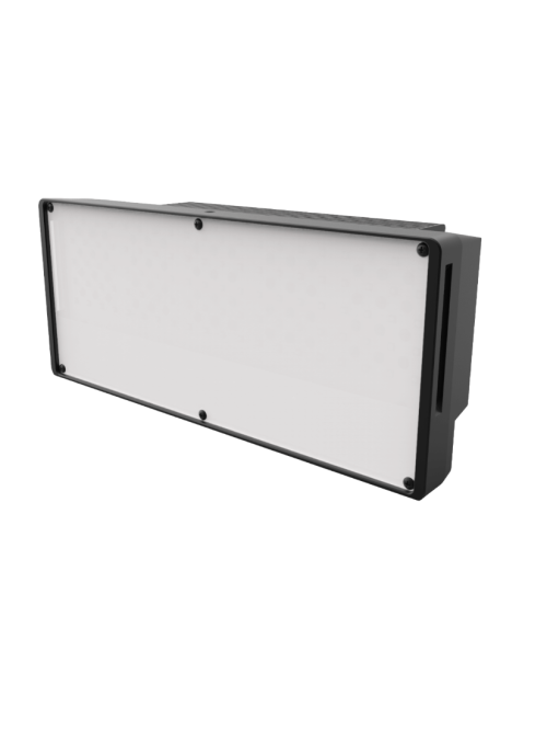 Luz estroboscópica LED Optitrack eStrobe sincronizable con Prime Color para iluminación precisa en grabaciones profesionales.