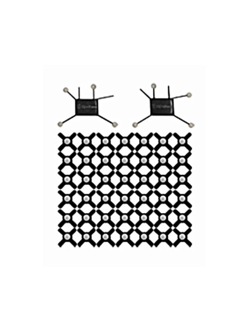 OptiTrack Juego de Marcadores X-Base con 42 marcadores semiblandos de 14 mm y cuerpos rígidos para captura de movimiento precisa.