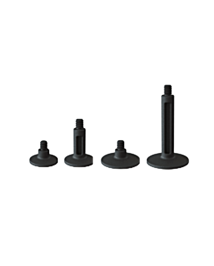 Bases de marcador Optitrack Plastico M4, fabricadas en plástico rígido con nailon relleno de vidrio, resistentes y duraderas.