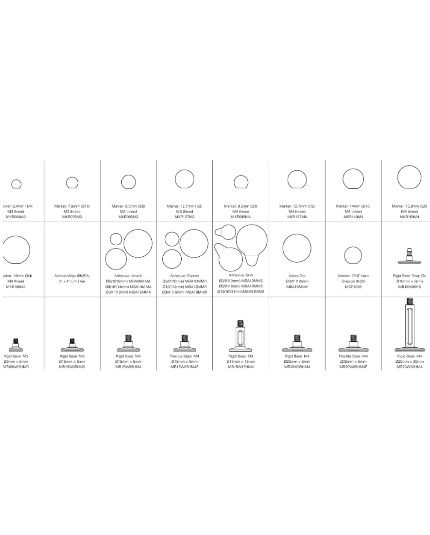 OptiTrack Marker Sample Kit