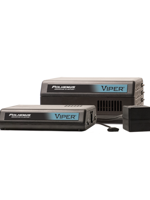 Rastreador de movimiento electromagnético VIPER de Polhemus con alta precisión, baja latencia y diseño compacto.