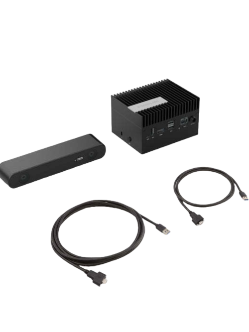 Digital Twin Kit con ZED 2i y ZED Box Orin NX para captura de datos espaciales y gemelos digitales.