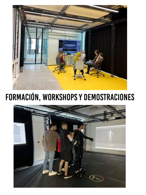 Formación y workshops en tecnologias innovadoras y captura de movimiento en Mocap Lab Valencia
