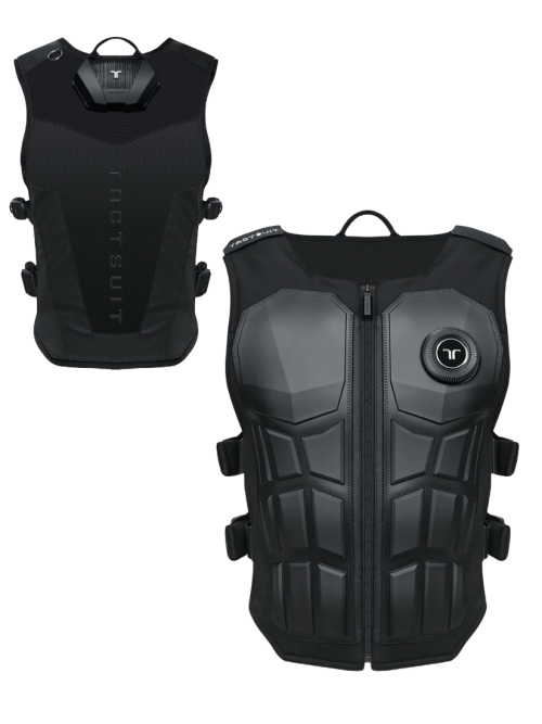 bHaptics TactSuit Pro, chaleco háptico con 32 motores ERM para una experiencia inmersiva en VR y gaming