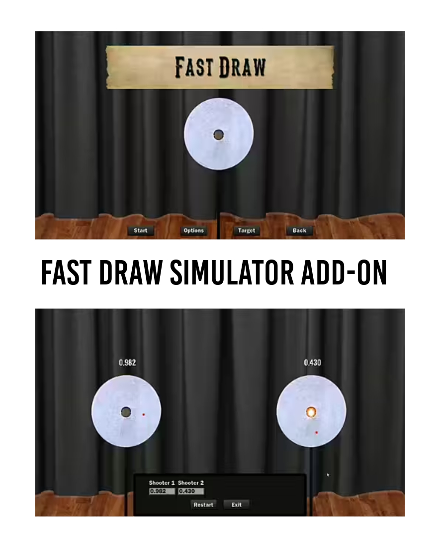 Laser Ammo Simulador de tiro rápido Add-on