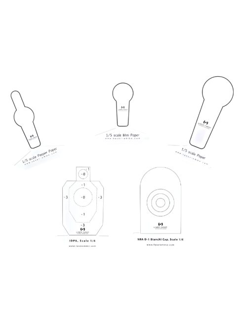 Laser Ammo I-MTTS Tirador de competición Dianas reflectantes - 5 pack
