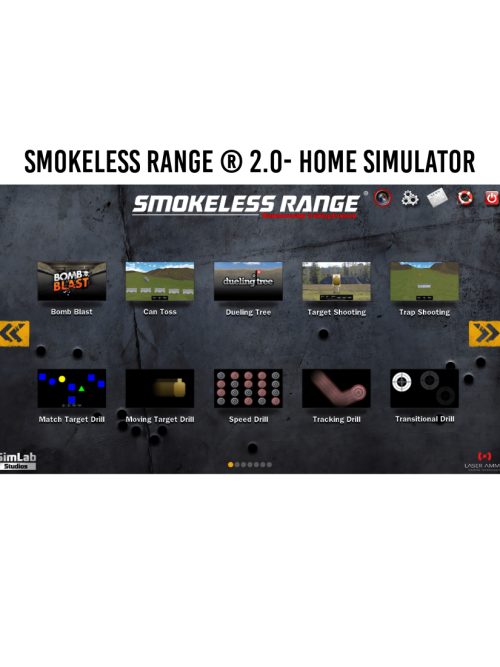 Simulador de tiro en casa Game Range Alpha 2.0 - Entrenamiento realista con juegos dinámicos y desafiantes