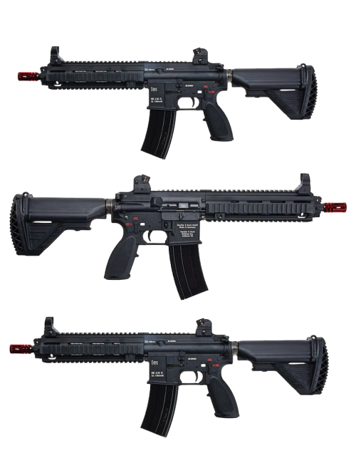 Laser Ammo con retroceso de alta calidad HK416 Rifle con licencia (Full Metal)