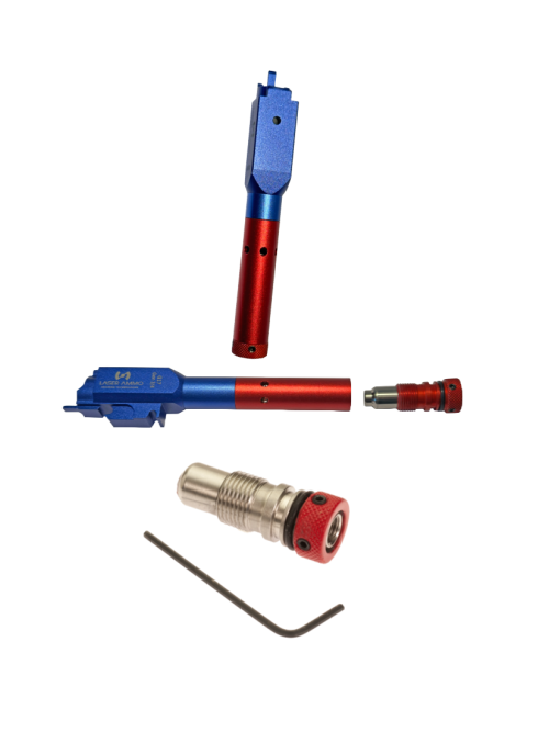 REALKIT-UG19-IR – Kit de conversión para Umarex Glock 19 con retroceso realista y láser para entrenamiento táctico.