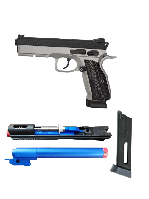 Laser Ammo ASG -CZ Shadow 2 Airsoft CO2 pistola convertida a 650 Láser RED