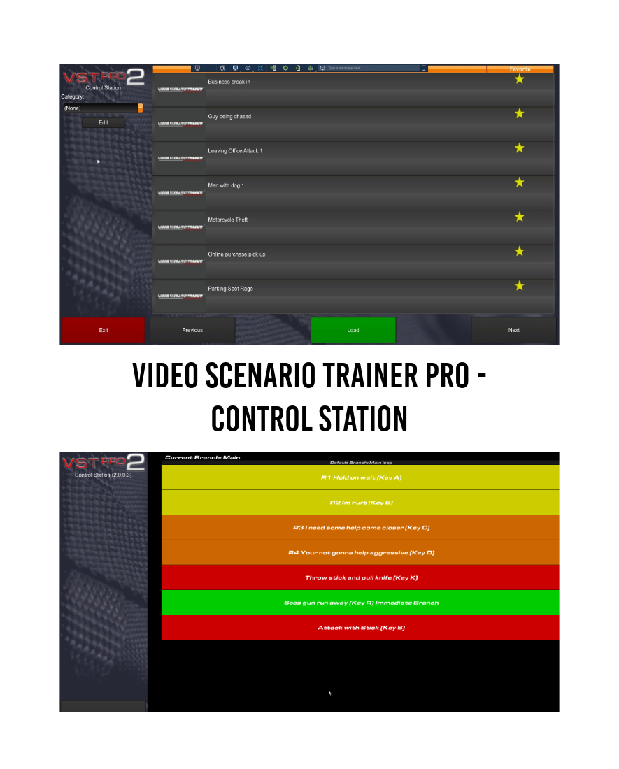 Laser Ammo Video escenario Trainer Pro - Control Station